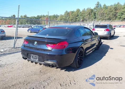 2015 BMW 650I Gran Coupe xDrive z USA, uszkodzony, nr VIN WBA6B4C59FD761563